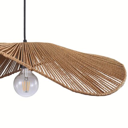 Пендел CAPRI 1xE27/20W/230V Ø 60 см бамбук