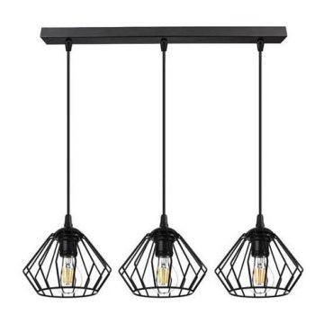 Пендел CEED 3xE27/60W/230V черен