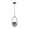 Пендел CORDEL 1xG9/28W/230V черен/опушен черен
