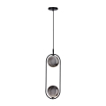 Пендел CORDEL 2xG9/28W/230V черен/опушен черен