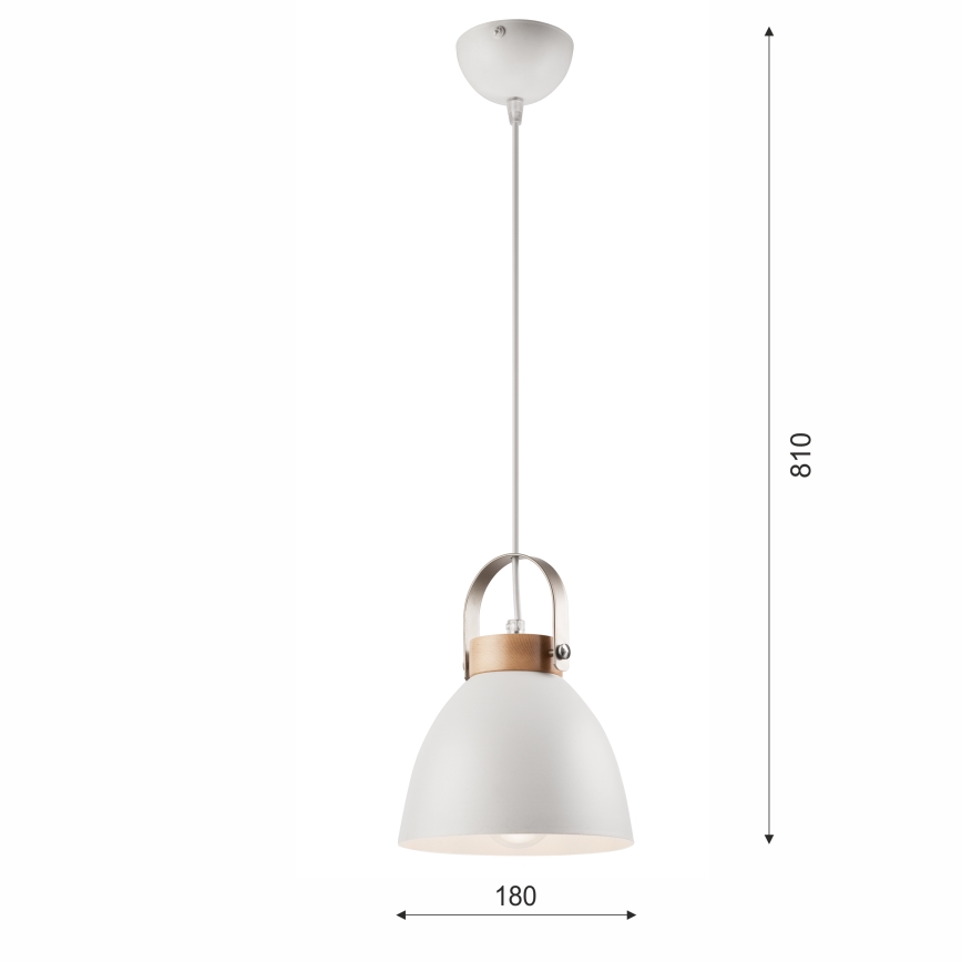 Пендел DANIELLE 1xE27/60W/230V бук