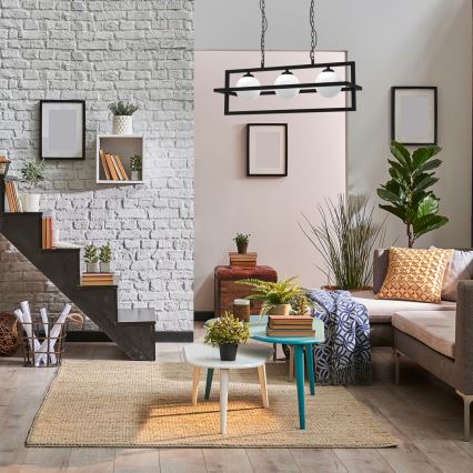 Пендел DIEGO 3xE14/40W/230V черен