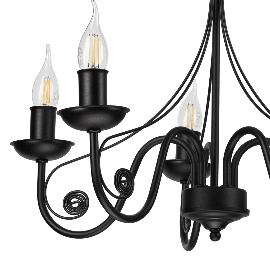 Пендел DONATO 5xE14/40W/230V черен