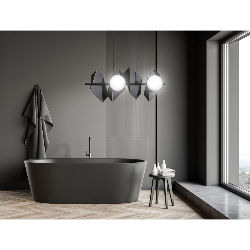 Пендел DRIFTON 4xE14/10W/230V черен