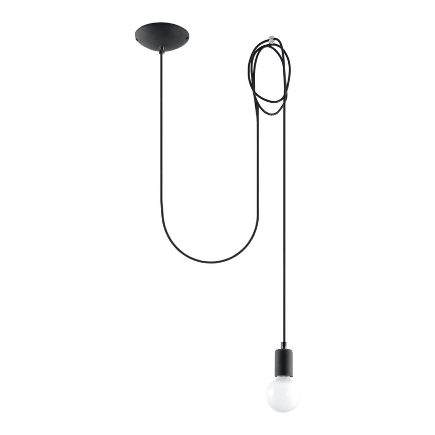 Пендел EDISON 1 1xE27/60W/230V паяк черен