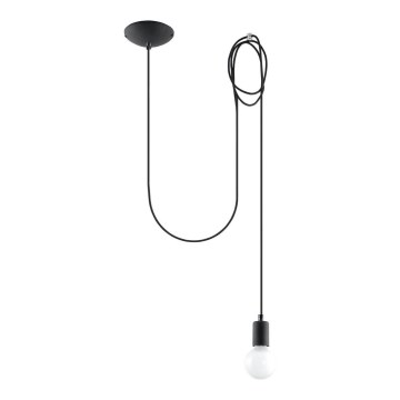 Пендел EDISON 1 1xE27/60W/230V паяк черен