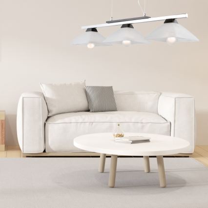 Пендел ELA 3xE27/60W/230V бук - FSC сертифицирано