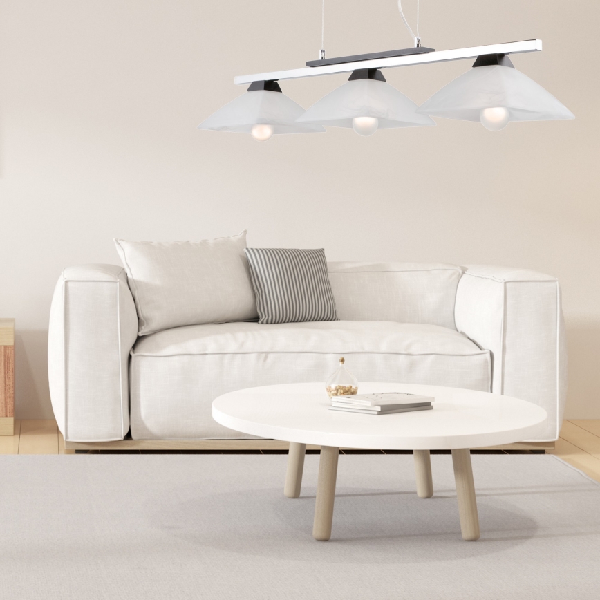 Пендел ELA 3xE27/60W/230V бук - FSC сертифицирано
