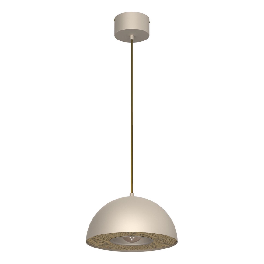 Пендел ELGUND 1xE27/15W/230V Ø 28,5 см бежов