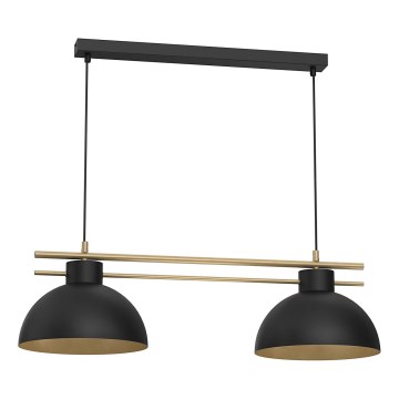 Пендел ESTATE 2xE27/15W/230V черен