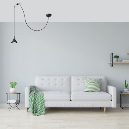 Пендел ETNA 1xGX53/15W/230V черен