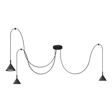 Пендел ETNA 3xGX53/10W/230V паяк черен