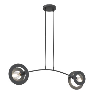 Пендел EUFORIA 2xE27/15W/230V черен