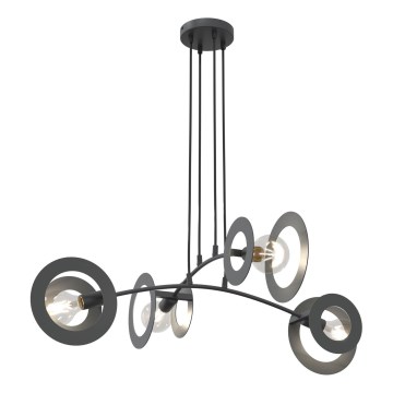 Пендел EUFORIA 4xE27/15W/230V черен