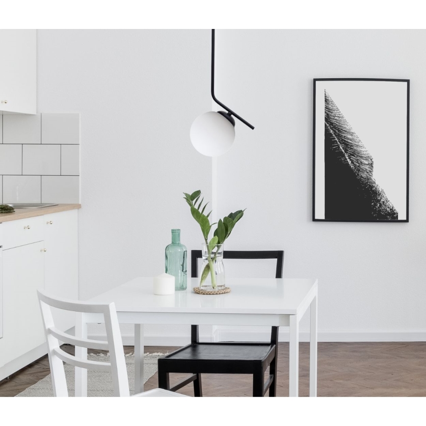 Пендел FIRA 1xE27/60W/230V черен