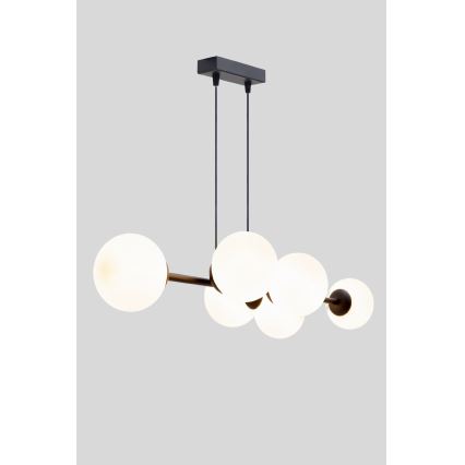 Пендел FIRA 5xE27/60W/230V черен