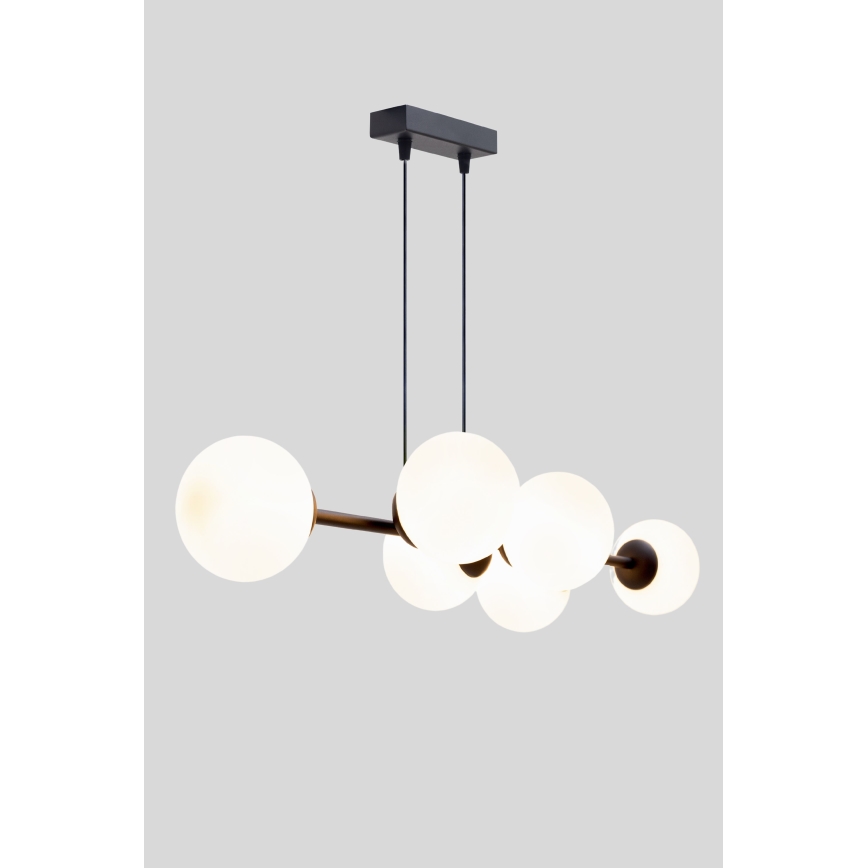 Пендел FIRA 5xE27/60W/230V черен