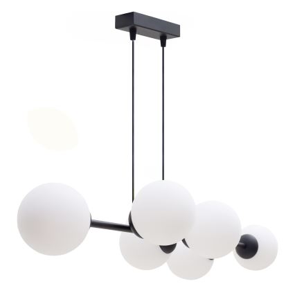 Пендел FIRA 5xE27/60W/230V черен