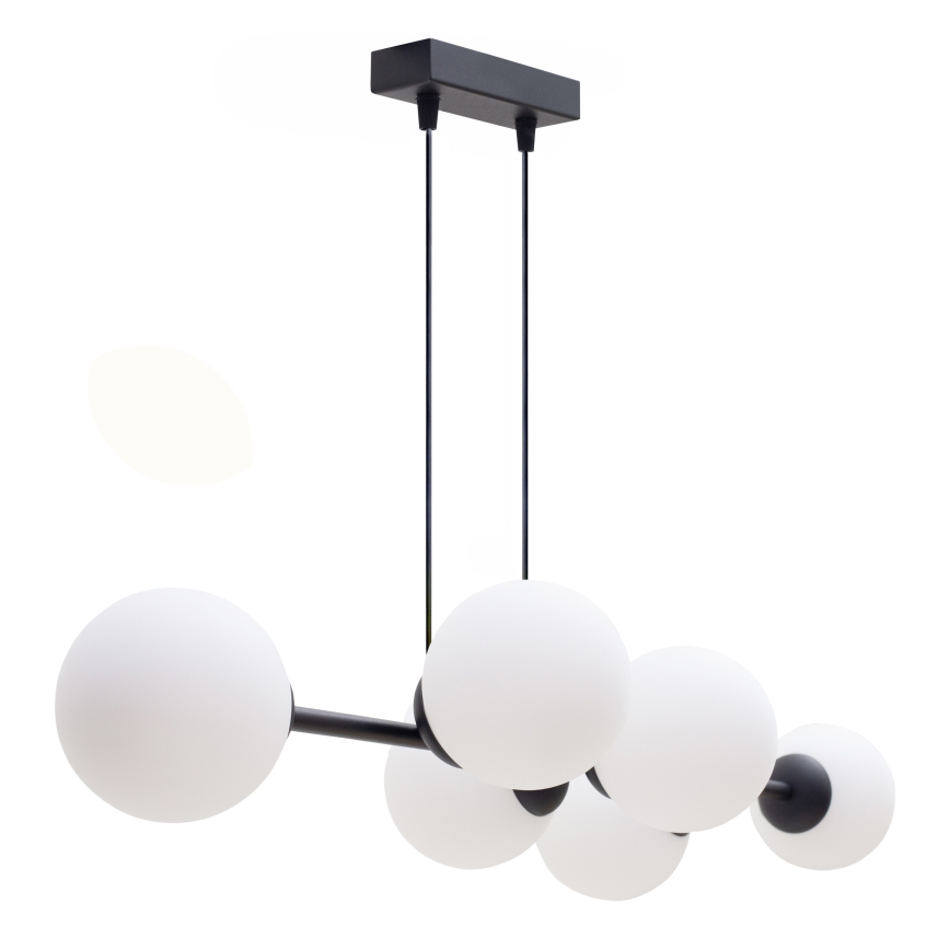 Пендел FIRA 5xE27/60W/230V черен