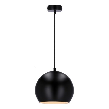 Пендел FLEN 1xE27/40W/230V Ø 20 см черен