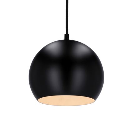 Пендел FLEN 1xE27/40W/230V Ø 20 см черен