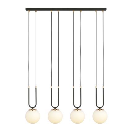 Пендел GLAM 4xE14/10W/230V черен