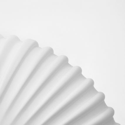 Пендел HARMA 1xE27/15W/230V Ø 25 см бял/черен