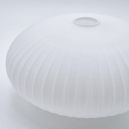 Пендел HARMONY 1xE27/15W/230V Ø 30 см бял/дъб