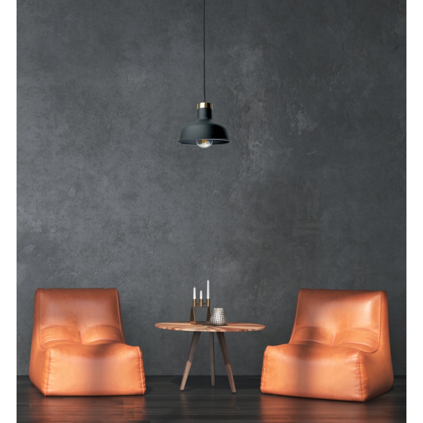 Пендел HEBE 1xE27/60W/230V черен