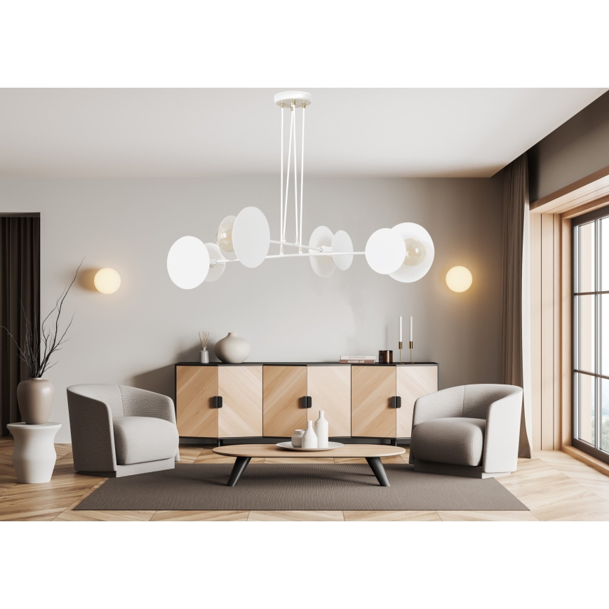 Пендел IDEA 4xE27/15W/230V бял