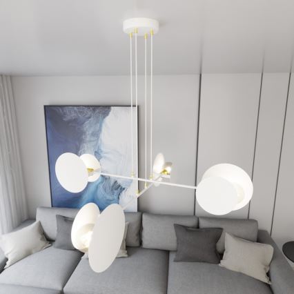 Пендел IDEA 4xE27/15W/230V бял