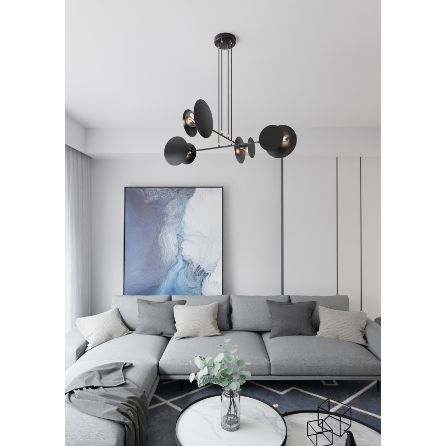 Пендел IDEA 4xE27/15W/230V черен