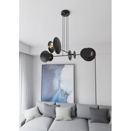 Пендел IDEA 4xE27/15W/230V черен