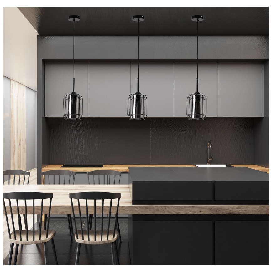 Пендел JONERA 1xE27/40W/230V черен