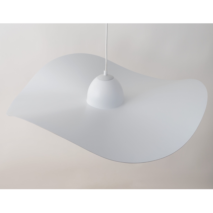 Пендел KAPELLO 1xE27/60W/230V Ø 76 см бял/златист