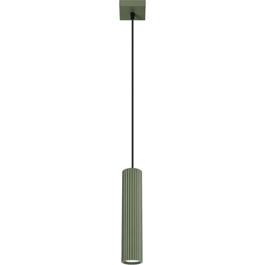 Пендел KARBON 1xGU10/10W/230V зелен