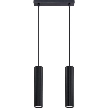 Пендел KARBON 2xGU10/10W/230V черен