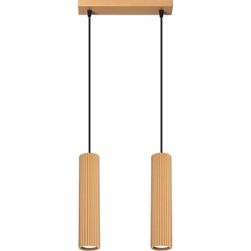 Пендел KARBON 2xGU10/10W/230V златист