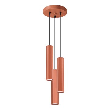 Пендел KARBON 3xGU10/10W/230V червен