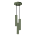 Пендел KARBON 3xGU10/10W/230V зелен
