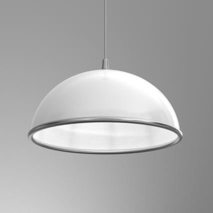 Пендел KITCHEN 1xE27/15W/230V бял/лъскав хром