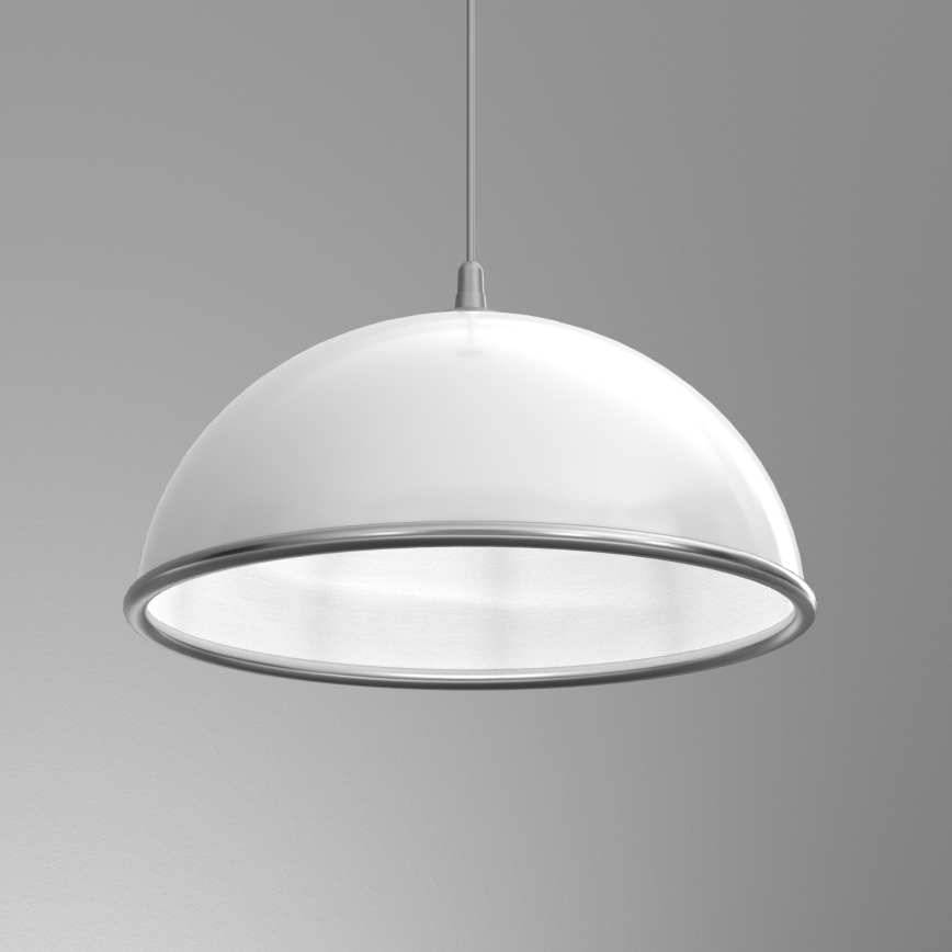 Пендел KITCHEN 1xE27/15W/230V бял/лъскав хром