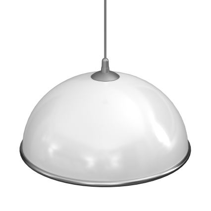 Пендел KITCHEN 1xE27/15W/230V бял/лъскав хром