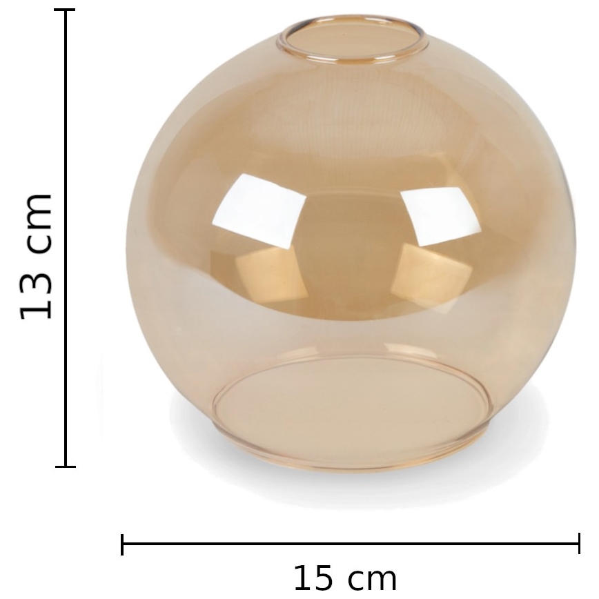 Пендел LACRIMA HONEY 5xE27/60W/230V Ø 45 см