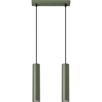 Пендел LAGOS 2xGU10/10W/230V зелен