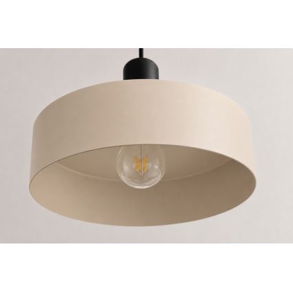 Пендел LATTE 1xE27/60W/230V бежов/черен