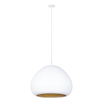 Пендел LAVA 1xE27/15W/230V бял/златист