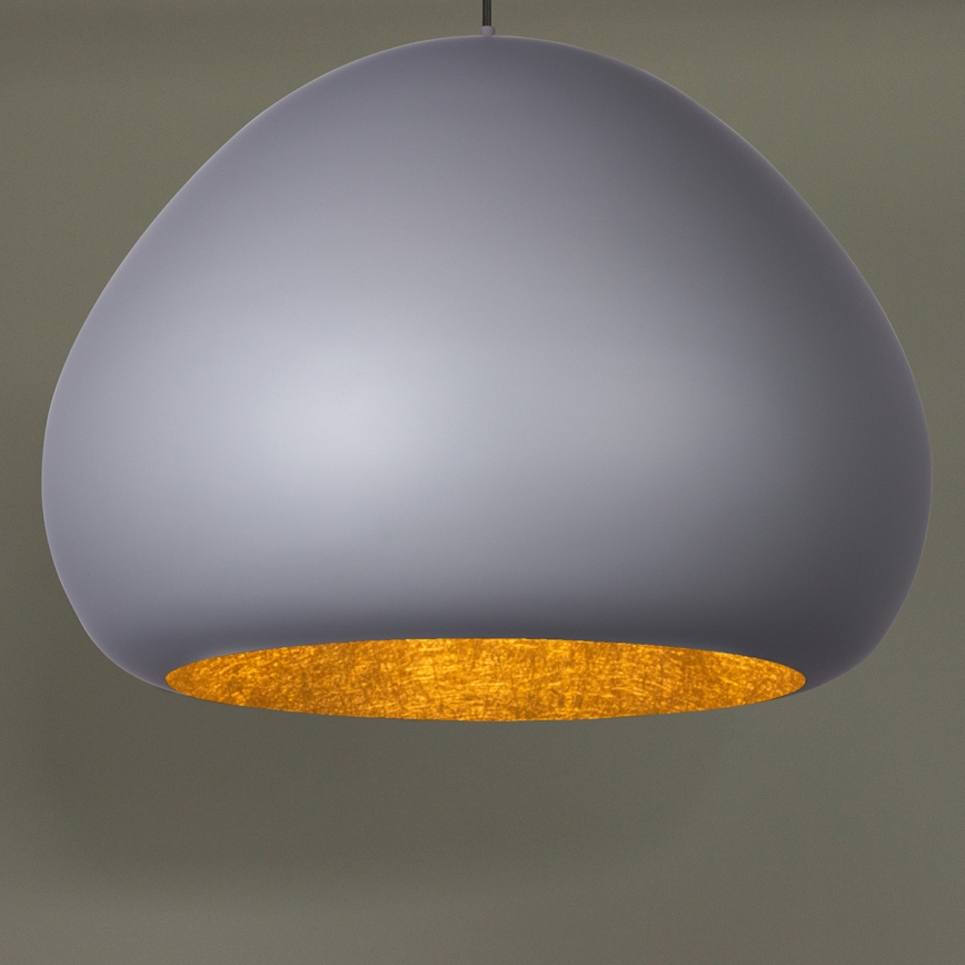 Пендел LAVA 1xE27/15W/230V сив/златист