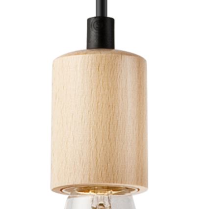 Пендел LEON 3xE27/60W/230V бук - FSC сертифицирано