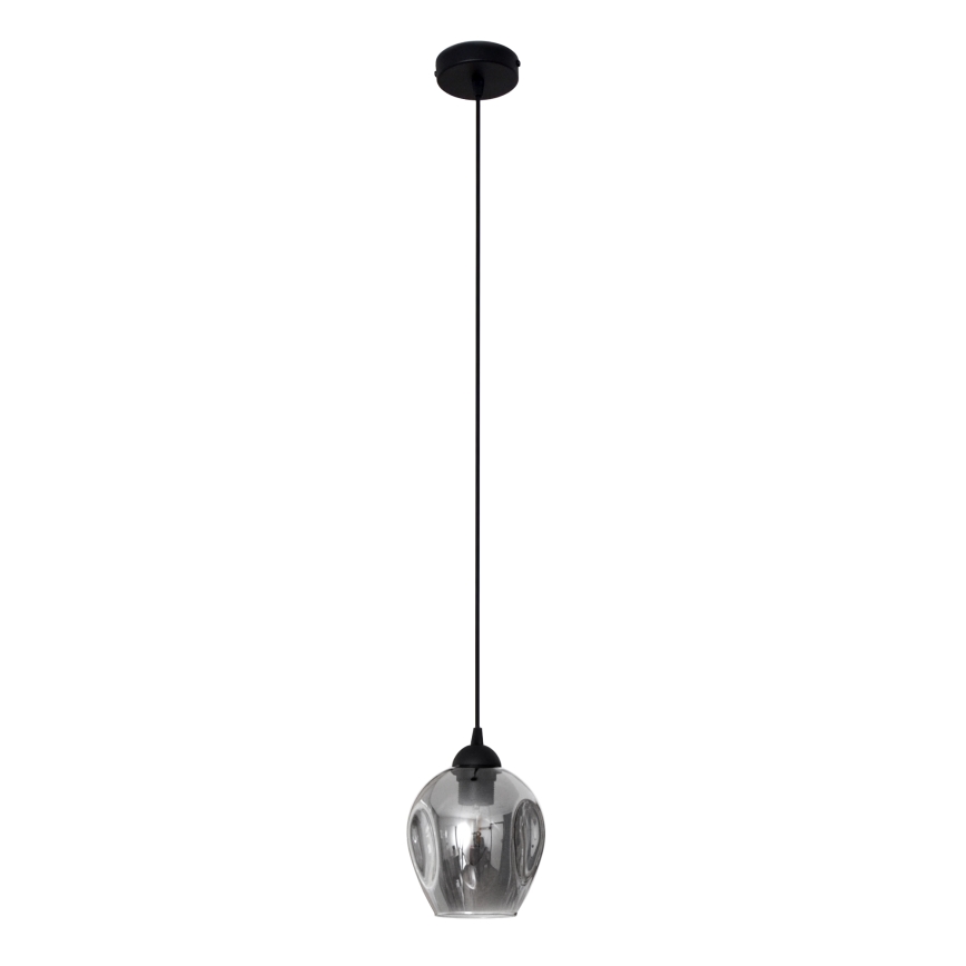 Пендел LILI 1xE27/15W/230V черен/сив